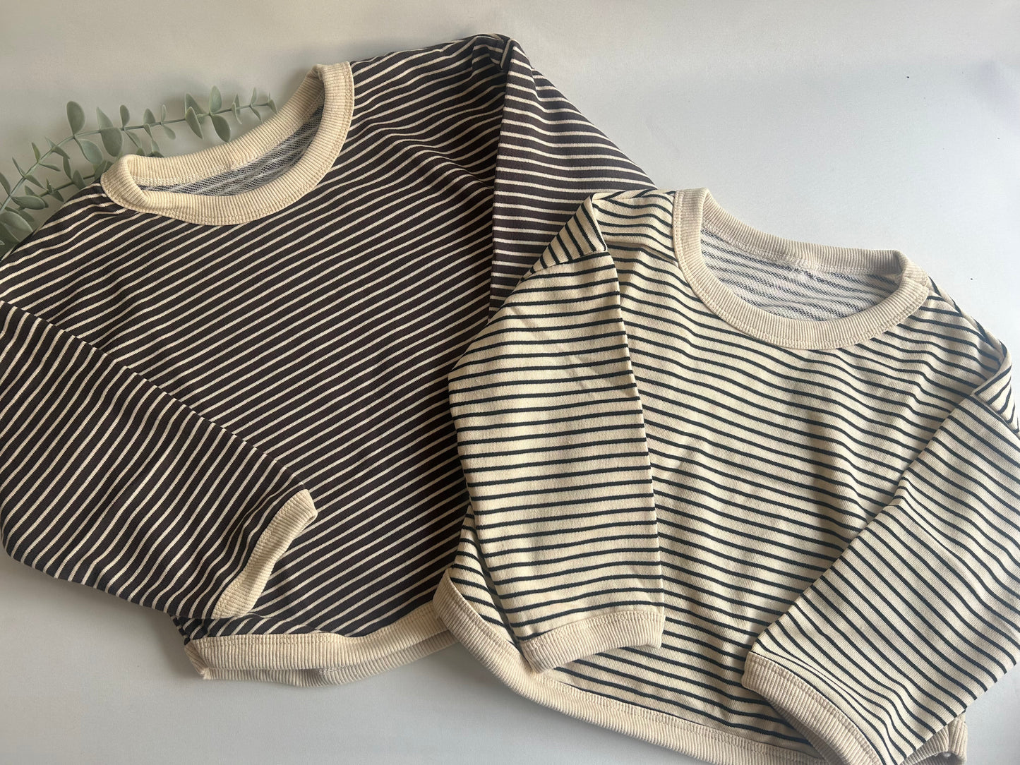 Chunky Initial Stripe Jumper